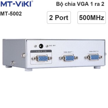 Bộ chia VGA 1 ra 2 500MHz MT-VIKI MT-5002 - Phụ Kiện Điện Tử Việt Nam
