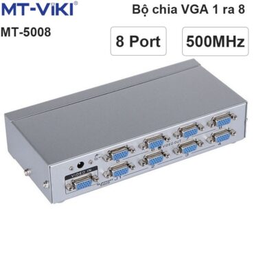 Bộ chia VGA 1 ra 8 500MHz MT-VIKI MT-5008 - Phụ Kiện Điện Tử Việt Nam