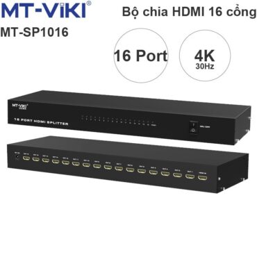 Bộ chia HDMI splitter V1.4 16 port 4K30Hz 3D MT-VIKI MT-SP1016 - Phụ Kiện Điện Tử Việt Nam