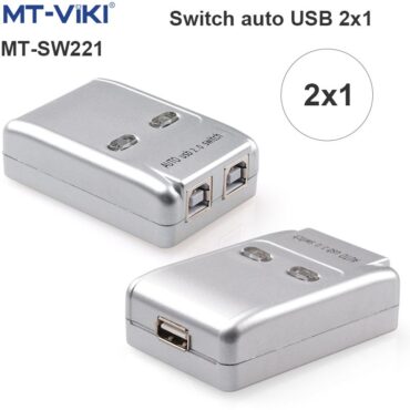Bộ chia sẻ máy in tự động bấm tay MT-SW221 1 ra 2 cổng USB MT-VIKI - Phụ Kiện Điện Tử Việt Nam