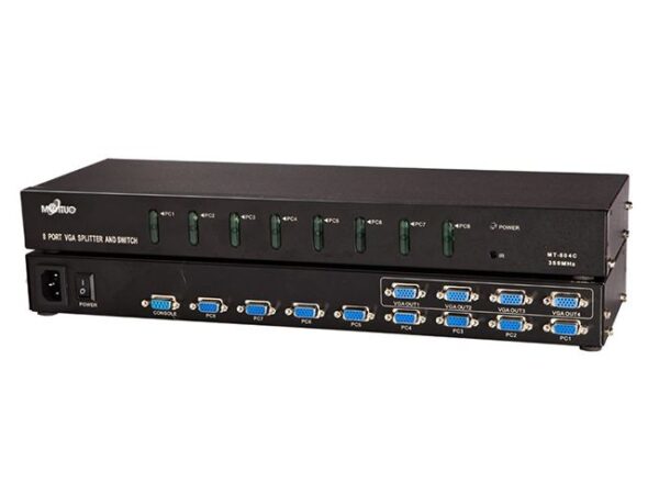 Bộ chia màn hình VGA 8 ra 4- 350Mhz (MT-804CH) có điều khiển