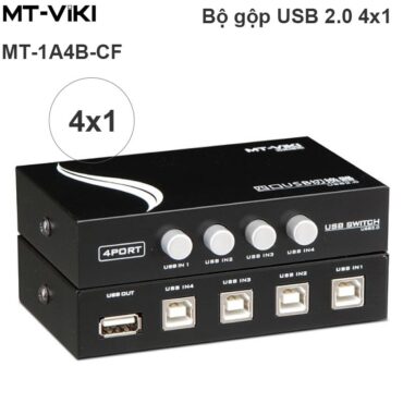 Bộ chia sẻ máy in 1 ra 4 cổng USB chính hãng MT-VIKI MT-1A2B-CF - Phụ Kiện Điện Tử Việt Nam