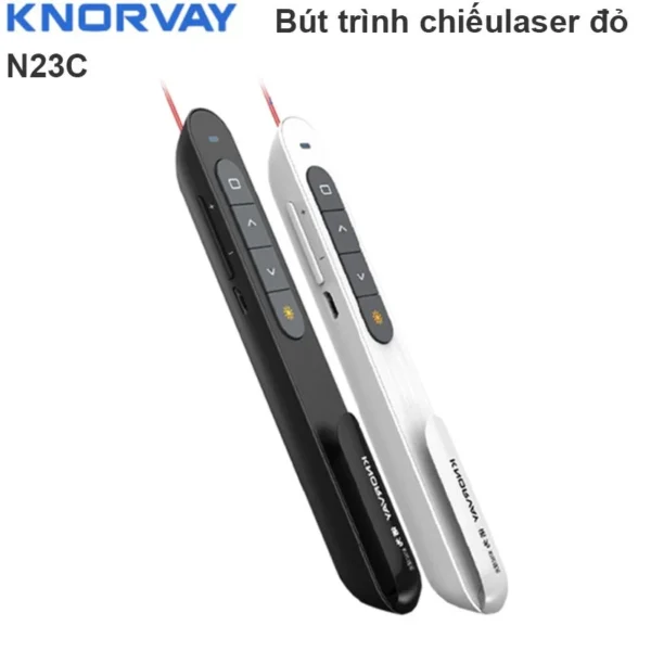 Bút trình chiếu - Bút chỉ laser Knorvay N23C / N27 - Kết nối siêu xa 100 mét
