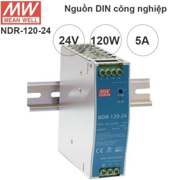 Nguồn DIN RAIL 120W công nghiệp 24V 5A Meanwell NDR-120-24 - Phụ Kiện Điện Tử Việt Nam