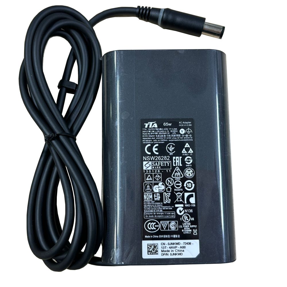 Bộ nguồn sạc pin laptop Dell 19.5V-3.34A 65W chân 7.4*5.0mm chính hãng TTA - DE-65NM130 - Phụ Kiện Điện Tử Việt Nam