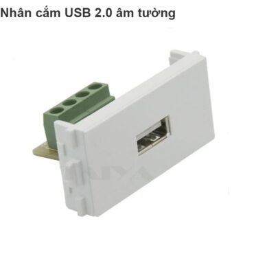 Đế bắt vít USB 2.0 âm tường - Phụ Kiện Điện Tử Việt Nam