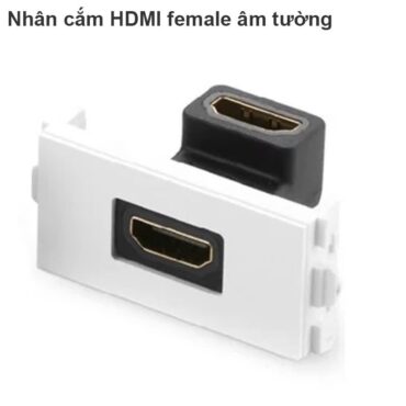 Nhân HDMI âm tường female bẻ góc - Phụ Kiện Điện Tử Việt Nam