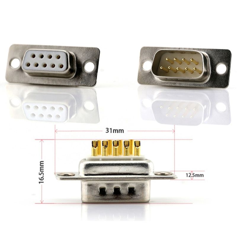 Đầu hàn jack cắm DB9 Female cho bảng điều khiển âm tường âm sàn Coraon D-DB9-FG - Phụ Kiện Điện Tử Việt Nam