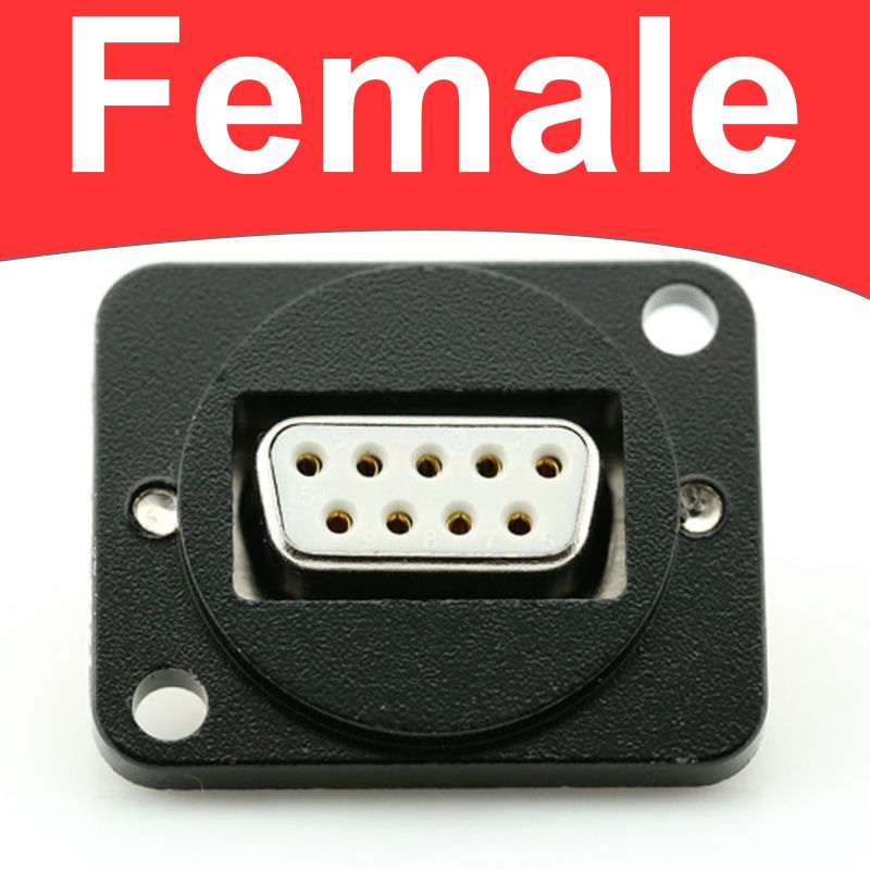 Đầu hàn jack cắm DB9 Female cho bảng điều khiển âm tường âm sàn Coraon D-DB9-FG - Phụ Kiện Điện Tử Việt Nam