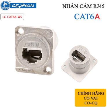 Đầu cắm bấm cáp mạng âm tường âm sàn CAT6 I Nhân mạng RJ45/CAT6E âm tườngCoraon LC-CAT6A - Phụ Kiện Điện Tử Việt Nam