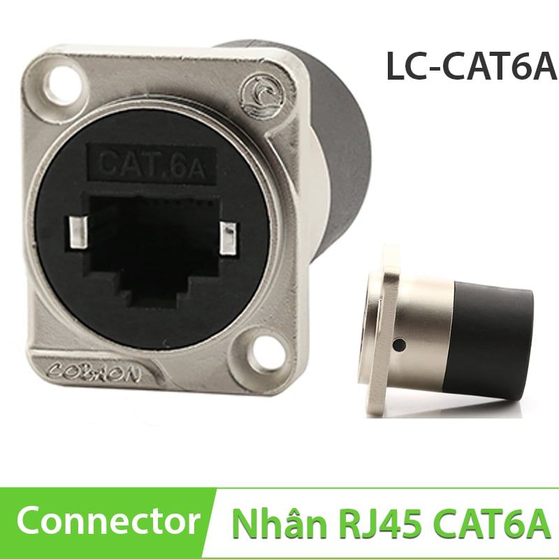 Đầu cắm bấm cáp mạng âm tường âm sàn CAT6 I Nhân mạng RJ45/CAT6E âm tườngCoraon LC-CAT6A - Phụ Kiện Điện Tử Việt Nam