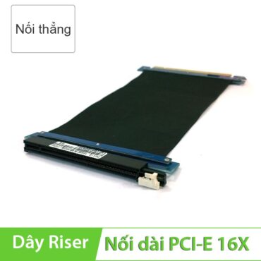 Cáp nối dài khe cắm PCI-Express 3.0 32Gbps 16X cho VGA card 20Cm (không cần cấp nguồn) - Phụ Kiện Điện Tử Việt Nam