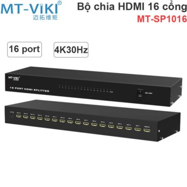 Bộ chia cổng HDMI 1 ra 16 V1.4 4Kx2K@30Hz MT-VIKI MT-SP1016 - Phụ Kiện Điện Tử Việt Nam