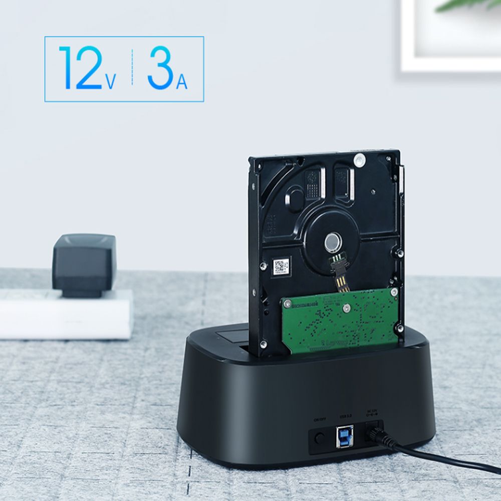 HDD dock 2 khay 2.5/3.5'' SATA-III USB 3.0 mã 16T hỗ trợ Clone, UASP, Ugreen 50857 - Phụ Kiện Điện Tử Việt Nam