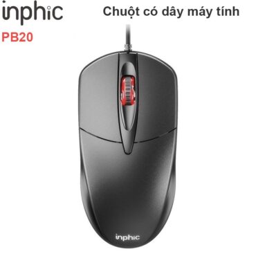 Chuột quang máy tính có dây văn phòng phổ thông Inphic PB20 - Phụ Kiện Điện Tử Việt Nam