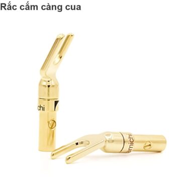 Rắc Audio càng cua Nakamchi, Rắc Audio càng cua to cho loa amplifier mạ vàng 1 chiếc - Phụ Kiện Điện Tử Việt Nam