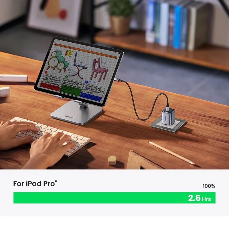 Củ sạc nhanh USB Type C 20W GaN Ugreen 90902 Hỗ trợ QC4+, PD3.0 CD318 - Phụ Kiện Điện Tử Việt Nam