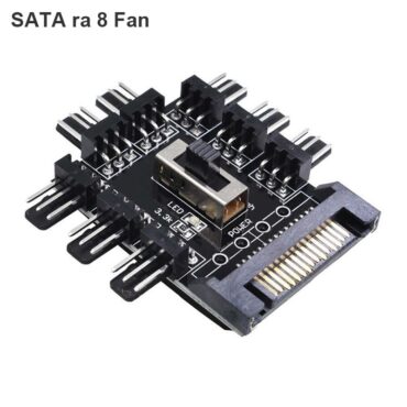 Đầu chia nguồn 12V cho Fan, quạt hệ thống 8 cổng - Phụ Kiện Điện Tử Việt Nam