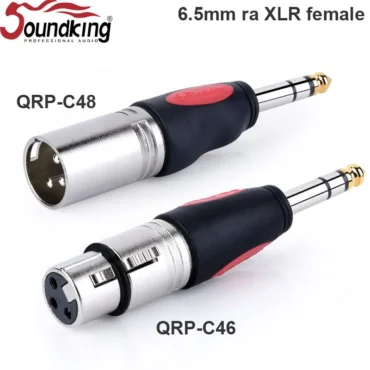 Đầu chuyển 6.5mm stereo ra XLR male female Soundking - Phụ Kiện Điện Tử Việt Nam
