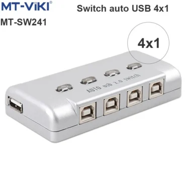 Bộ chia sẻ máy in tự động bấm tay MT-SW241 1 ra 4 cổng USB MT-VIKI - Phụ Kiện Điện Tử Việt Nam