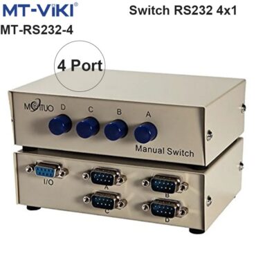 Bộ chuyển mạch Switch RS232 4x1 MT-VIKI MT-RS232-4 - Phụ Kiện Điện Tử Việt Nam