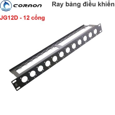 Khay mặt bracket gắn nhân HDMI VGA AV RJ45 BNC SDI XLR USB 12 cổng Coraon 1U12 JG12D - Phụ Kiện Điện Tử Việt Nam