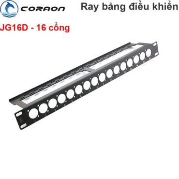 Khay mặt bracket gắn nhân HDMI VGA AV RJ45 BNC SDI XLR USB 16 cổng Coraon 1U16 JG16D - Phụ Kiện Điện Tử Việt Nam
