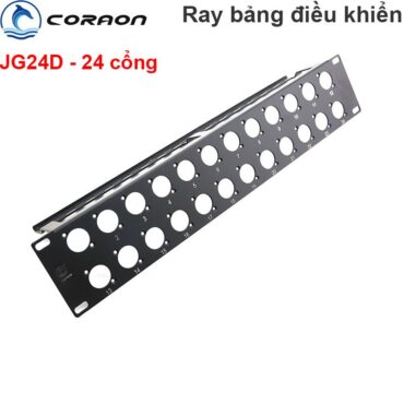 Khay mặt bracket gắn nhân HDMI VGA AV RJ45 BNC SDI XLR USB 24 cổng Coraon 2U24 JG24D - Phụ Kiện Điện Tử Việt Nam