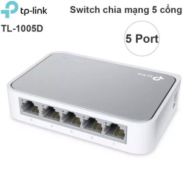 Switch chia mạng 5 cổng 10/100Mbps TP-Link TL-1005D - Phụ Kiện Điện Tử Việt Nam
