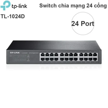 Switch chia mạng 24 cổng 10/100Mbps TP-Link TL-1024D vỏ thép - Phụ Kiện Điện Tử Việt Nam