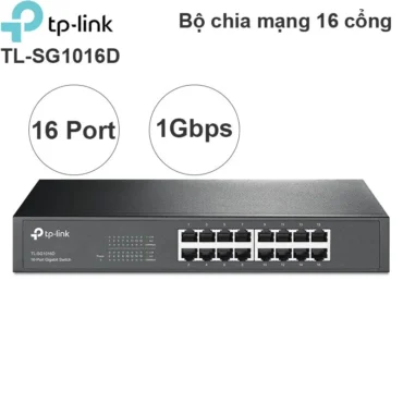 Bộ chia switch mạng 16 cổng gigabit TP-LINK TL-SG1016D - Phụ Kiện Điện Tử Việt Nam