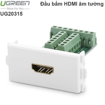 Nhân HDMI âm tường loại bắt vít Ugreen 20315 - Phụ Kiện Điện Tử Việt Nam