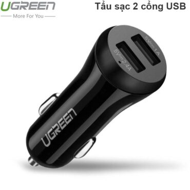 Sạc trên ô tô 2 cổng USB công suất 17W Ugreen 20392 20393 - Phụ Kiện Điện Tử Việt Nam
