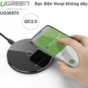 Sạc không dây Quick Charge 2.0 cho điện thoại SamSung Note 5 S6 S7 Ugreen 30570 - Phụ Kiện Điện Tử Việt Nam