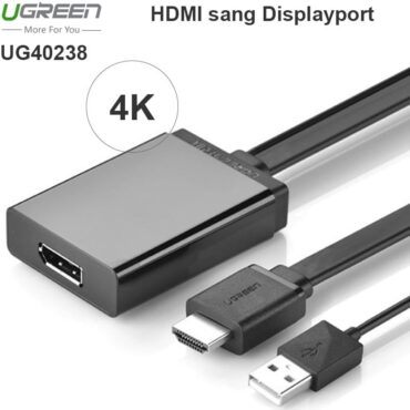 HDMI to Displayport Ugreen 40238 hỗ trợ 4K 30Hz - Phụ Kiện Điện Tử Việt Nam