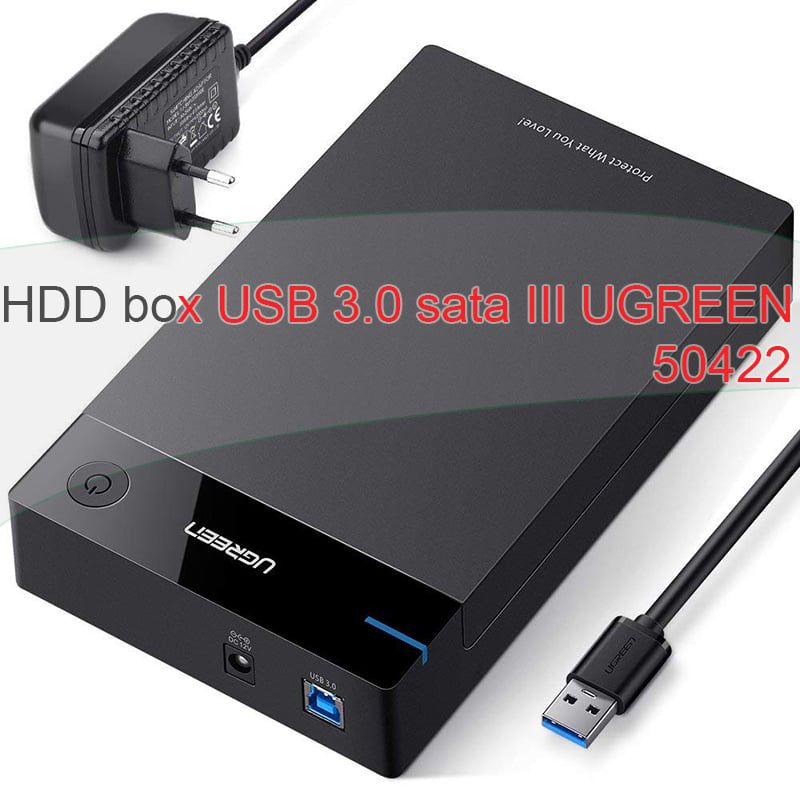 HDD box SATA III USB 3.0 dùng cho ổ cứng 2.5 và 3.5 inches UGREEN 50422 - Phụ Kiện Điện Tử Việt Nam