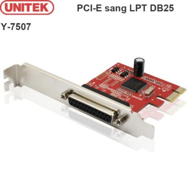 Card chuyển đổi PCI-E to LPT DB25 Unitek Y-7507 - Phụ Kiện Điện Tử Việt Nam