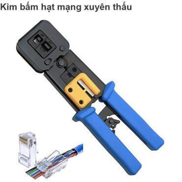 Kìm bấm hạt mạng RJ45 hạt điện thoại RJ11 xuyên thấu Mancom - Phụ Kiện Điện Tử Việt Nam