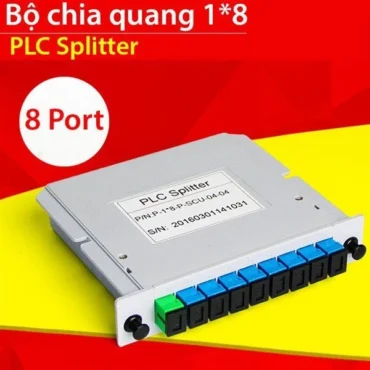 Bộ chia quang PLC Splitter 1 ra 8 cổng | 1- 8 Port - Phụ Kiện Điện Tử Việt Nam