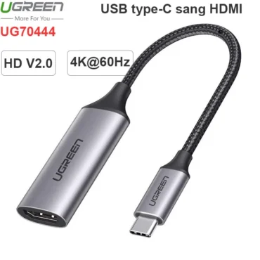 USB C sang HDMI converter HDMI V2.0 4K60Hz Ugreen 70444 - Phụ Kiện Điện Tử Việt Nam