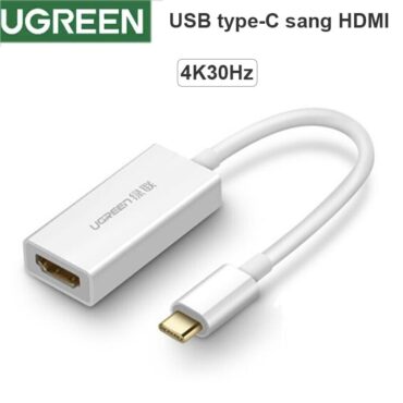 USB C ra HDMI support 4K30Hz 20Cm UGREEN 40273 - Phụ Kiện Điện Tử Việt Nam