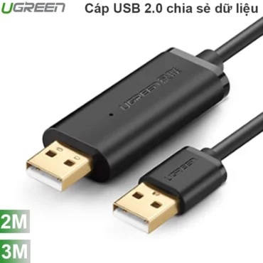 Cáp USB Data link, chia sẻ dữ liệu, chuột, phím giữa 2 máy tính Ugreen 20226 - Phụ Kiện Điện Tử Việt Nam