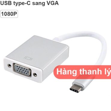 USB type-C 3.1 sang VGA 1080P converter 20Cm - Phụ Kiện Điện Tử Việt Nam