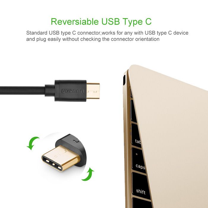 Cáp USB-C 2.0 sạc và dữ liệu Điện thoại Smartphone TAB cổng 1M 1.5M Ugreen - Phụ Kiện Điện Tử Việt Nam