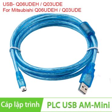 Cáp lập trình màn hình HMI Mitsubishi Q06UDEH / Q03UDE / Q06UDEH / Q03UDE 1.5 mét - Phụ Kiện Điện Tử Việt Nam