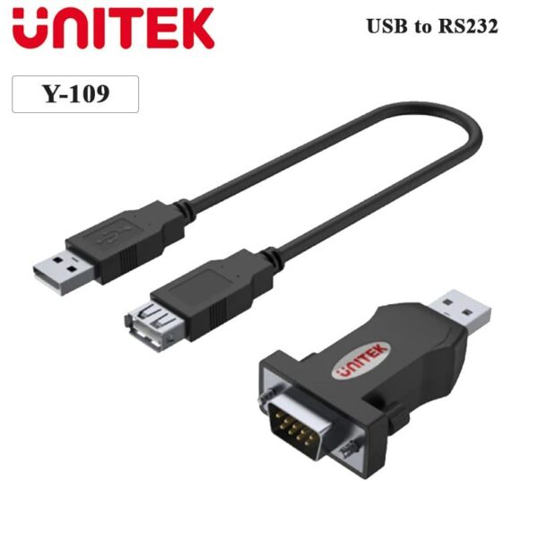 Cáp chuyển đổi USB to RS232 Unitek Y-109