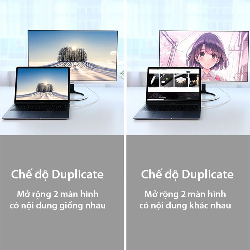 Dây cáp chuyển USB-C ra Displayport 4K60Hz 1.5 mét Ugreen 40420 - Phụ Kiện Điện Tử Việt Nam