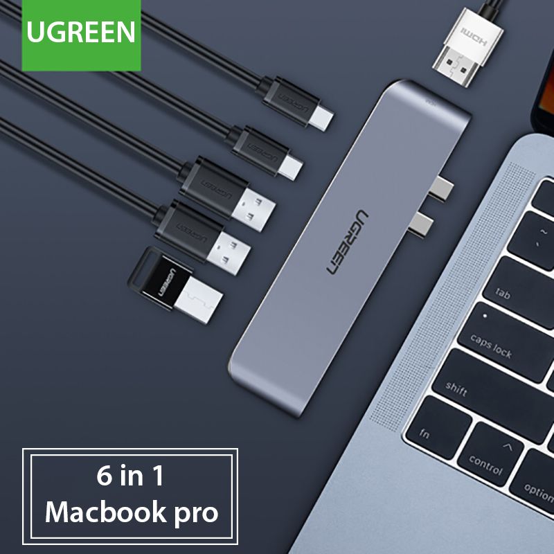 USB-C ra HDMI 4K USB 3.0 USB-C PD cho Mac Pro Ugreen 50963 - Phụ Kiện Điện Tử Việt Nam
