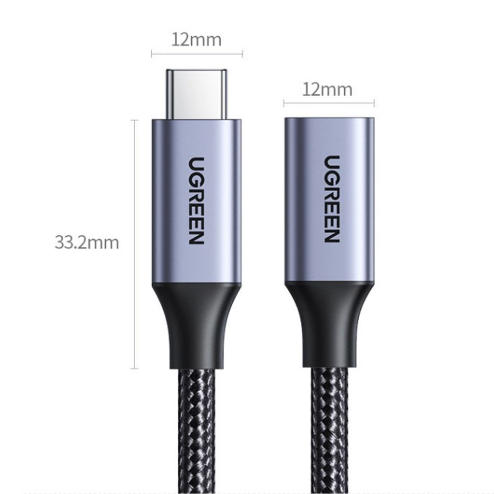 Cáp nối dài USB Type C 3.1 gen2 dài 1M Ugreen US372 30205 - Phụ Kiện Điện Tử Việt Nam