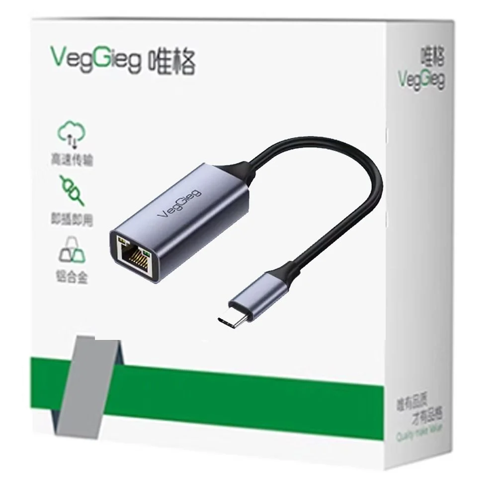 USB type C sang RJ45 LAN 10/100Mbps VegGieg V-K309 - Phụ Kiện Điện Tử Việt Nam